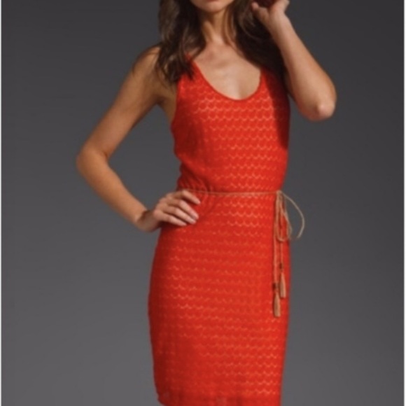 nordstrom orange dress